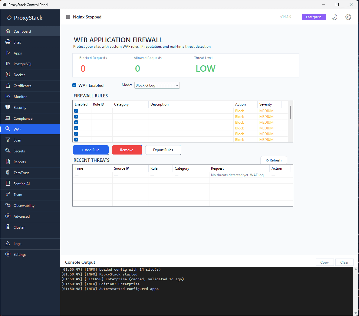 ProxyStack + SentinelAI screenshot 6