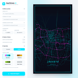 MapToPoster JS