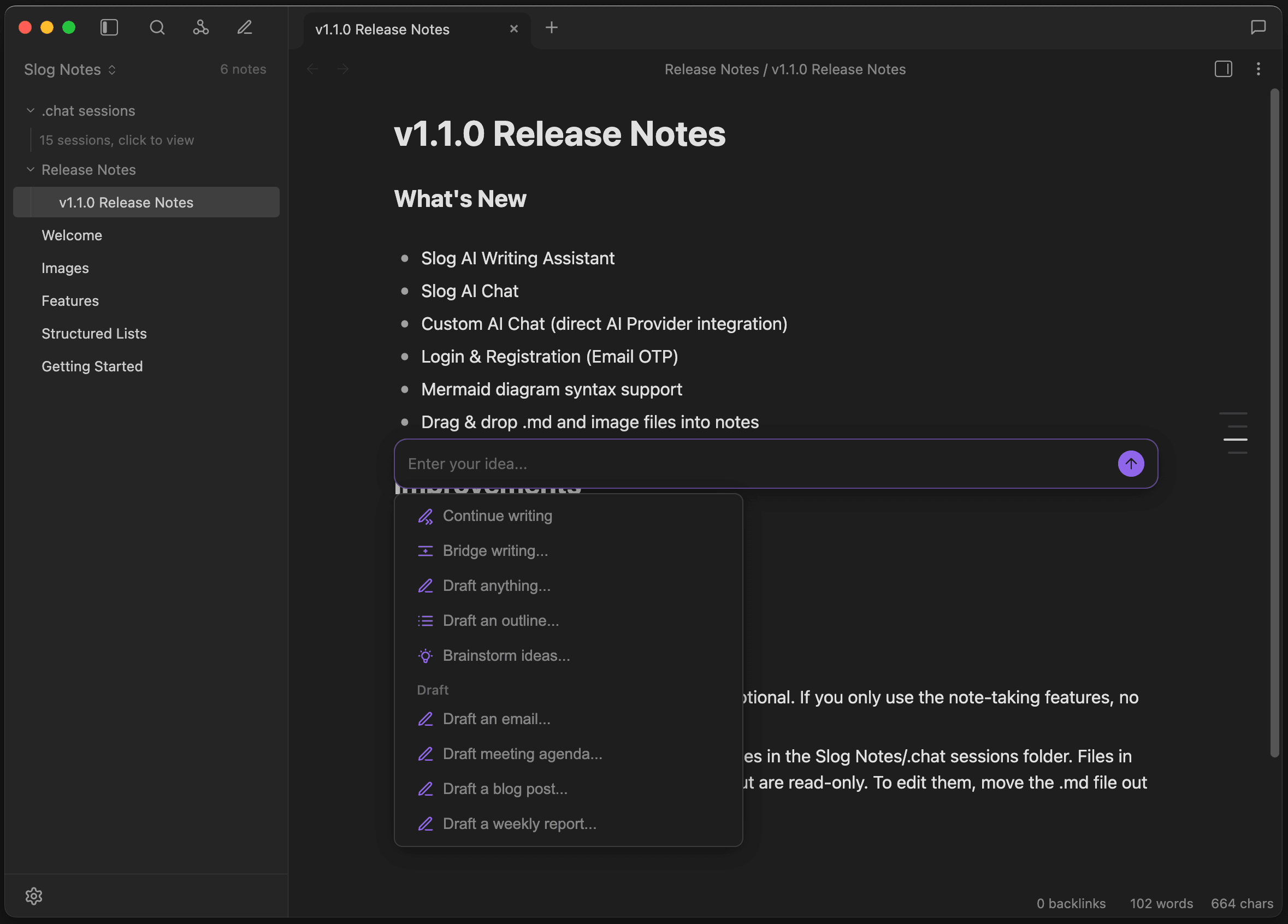 Slog Notes screenshot 4
