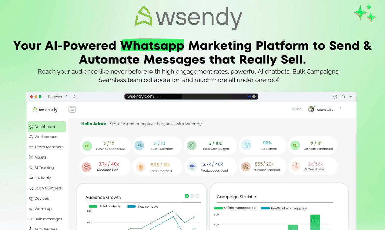 WSendy screenshot 2