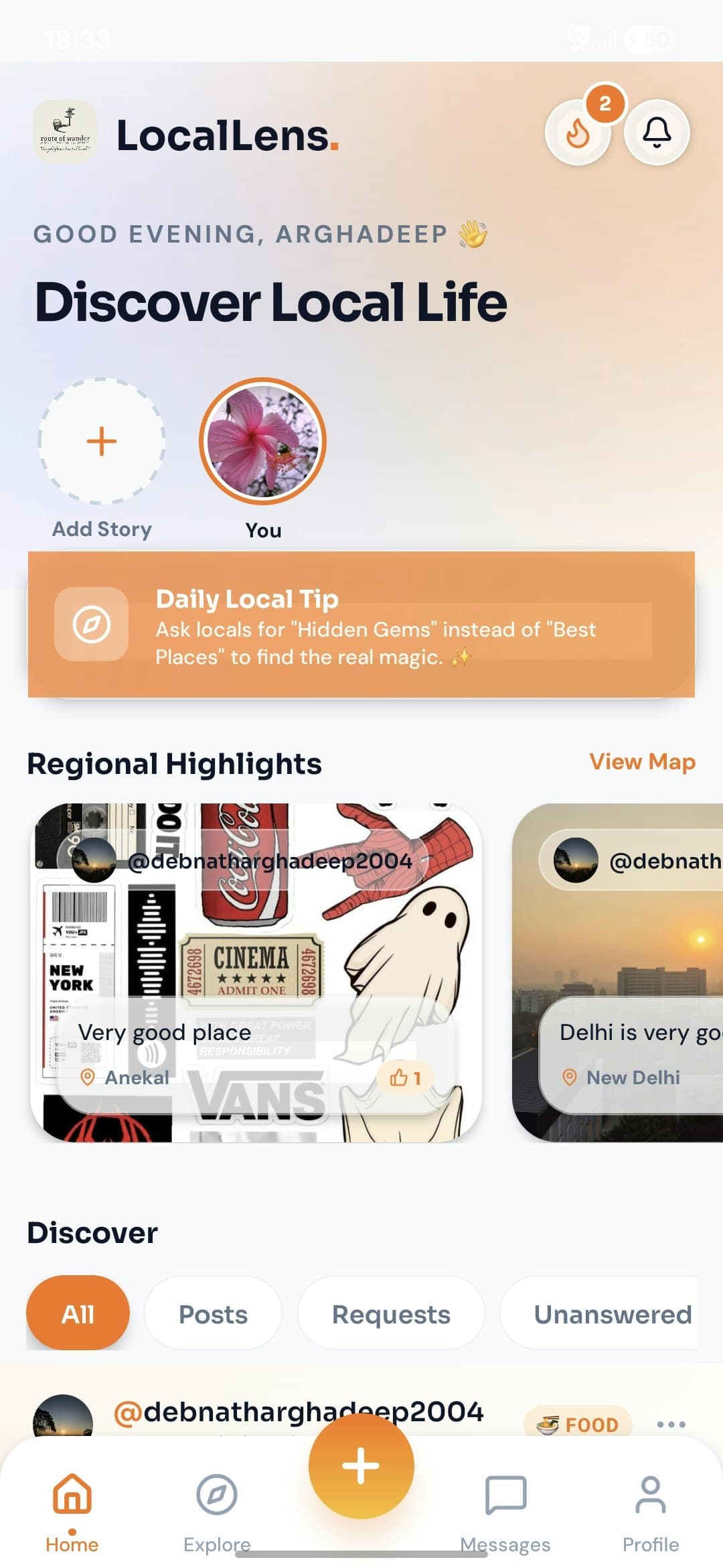 Community platform for travellers screenshot 6