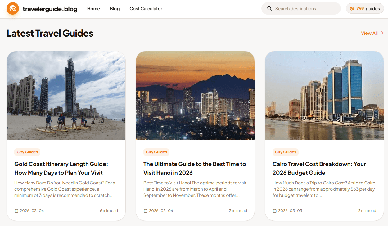 TravelerGuide screenshot 3