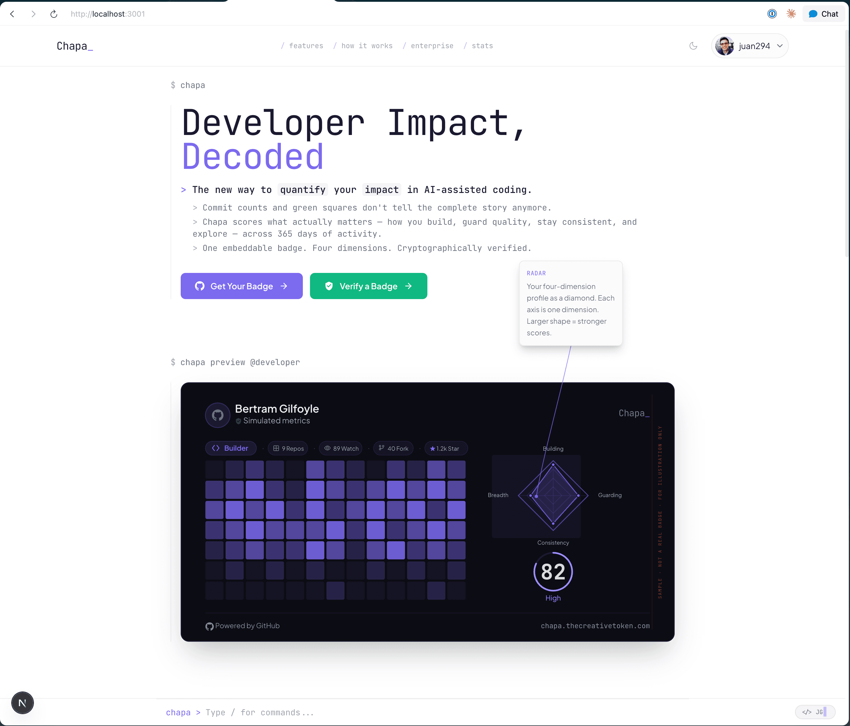 Chapa- Developer Impact, Decoded screenshot 2