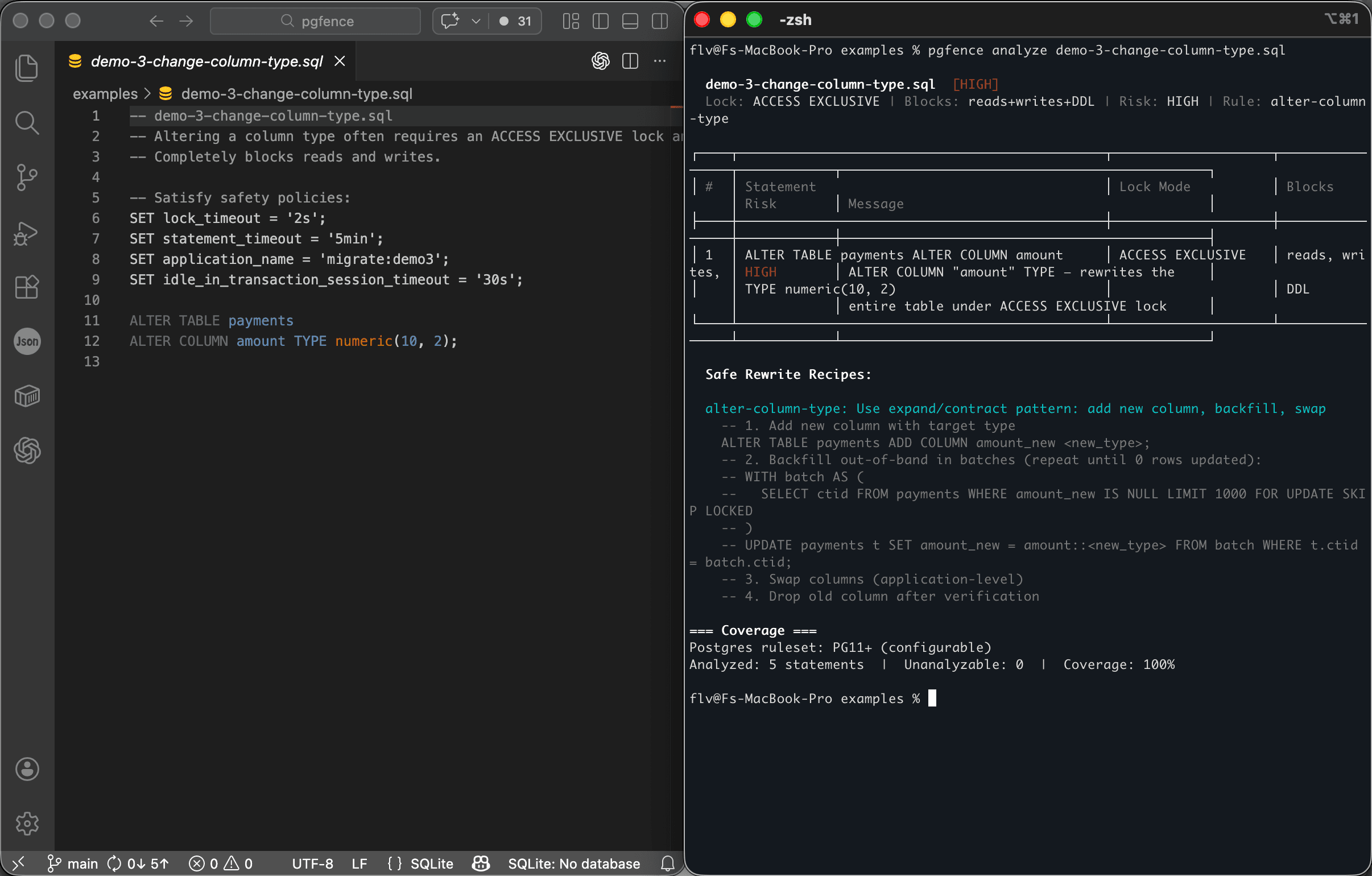 pgfence screenshot 3