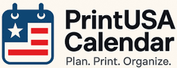 PrintUSACalendar