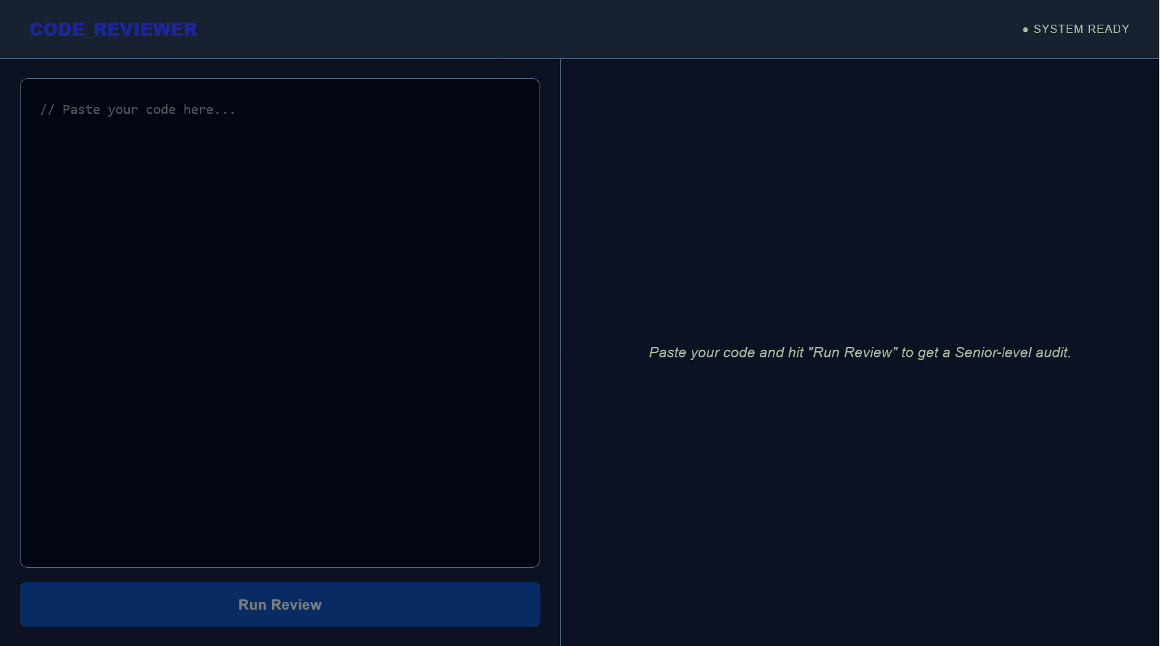CODE_REVIEWER screenshot 1