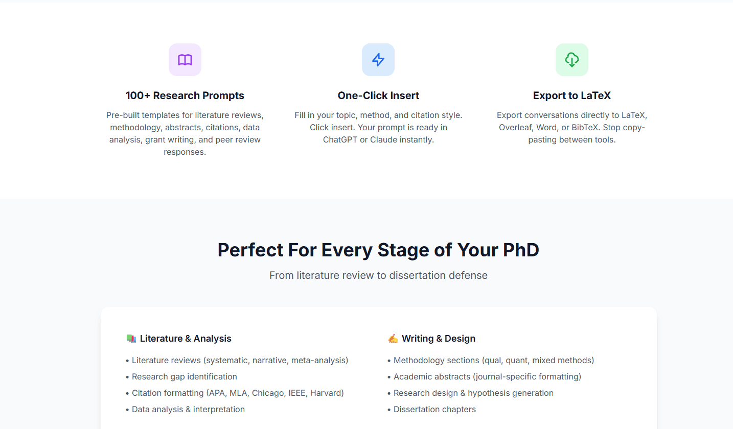 PhD Prompt screenshot 2