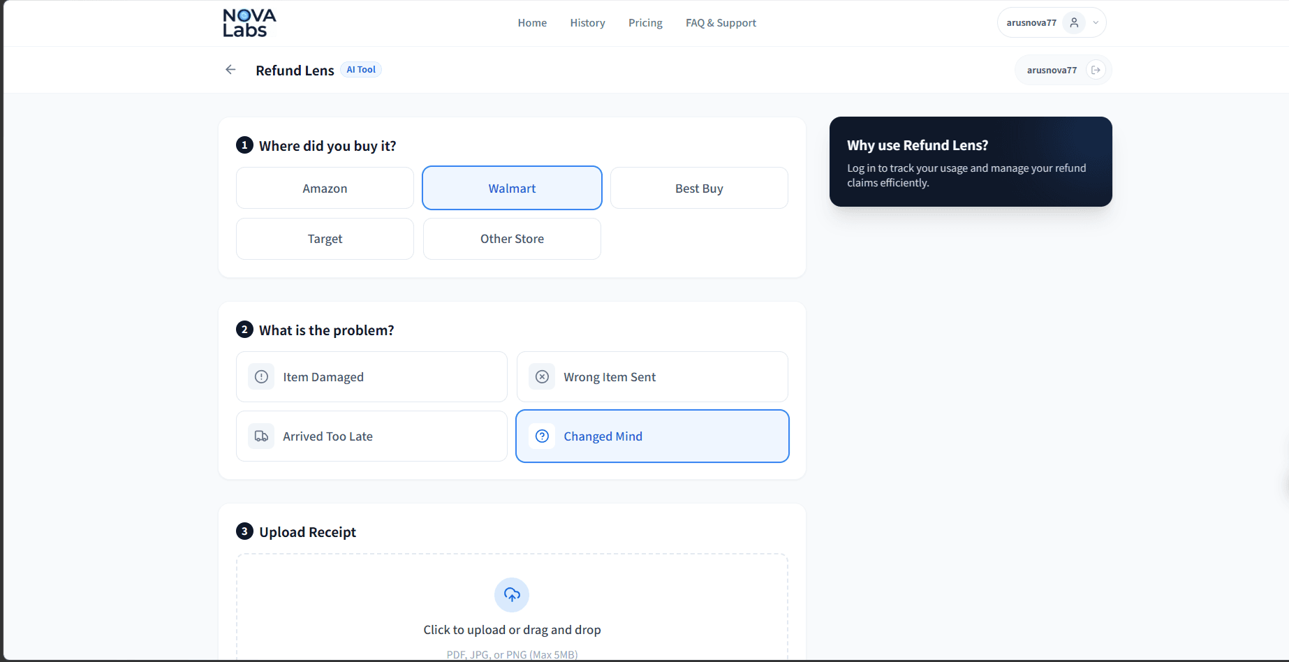Refund Lens screenshot 3