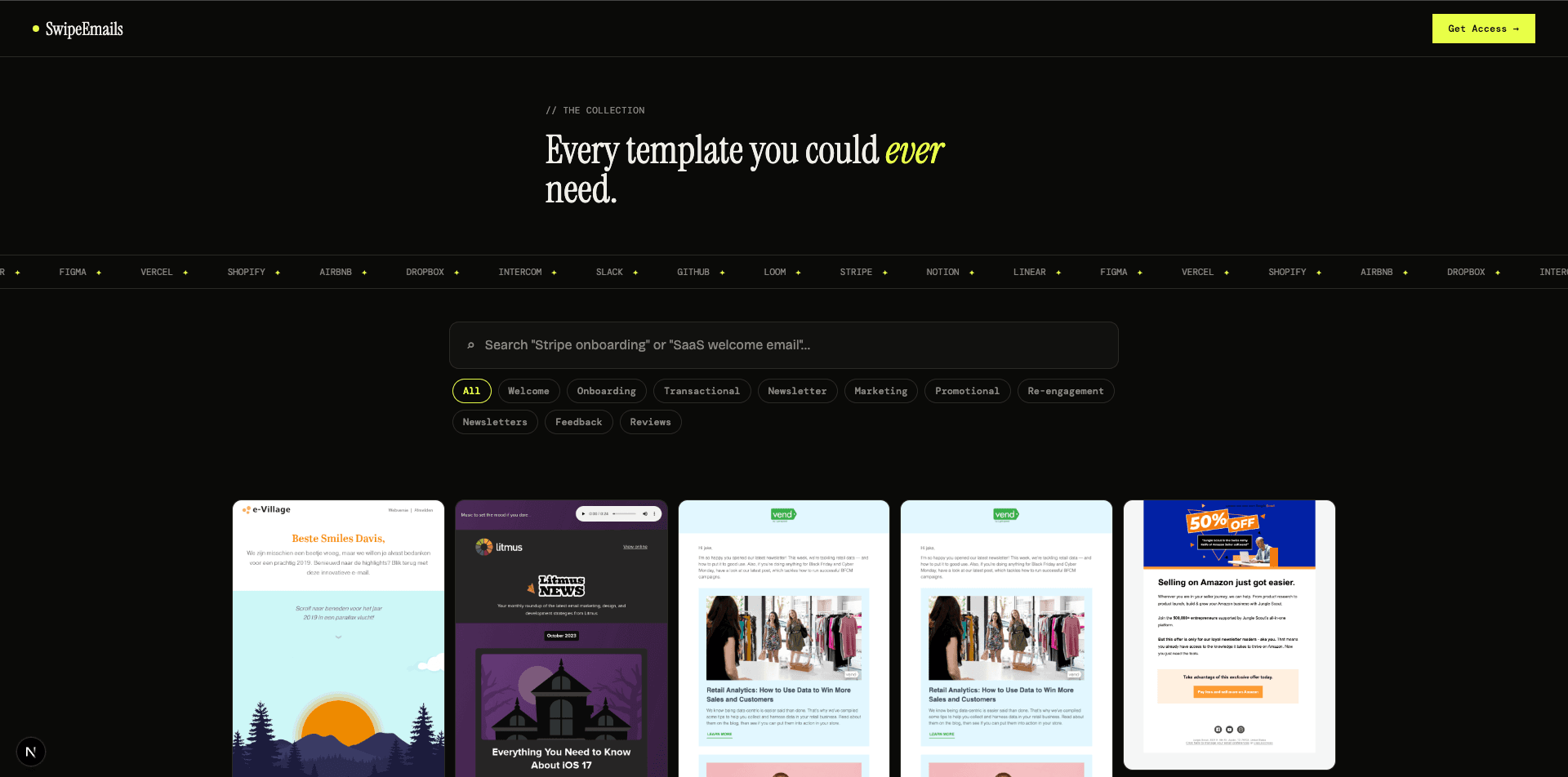 SwipeEmails screenshot 2