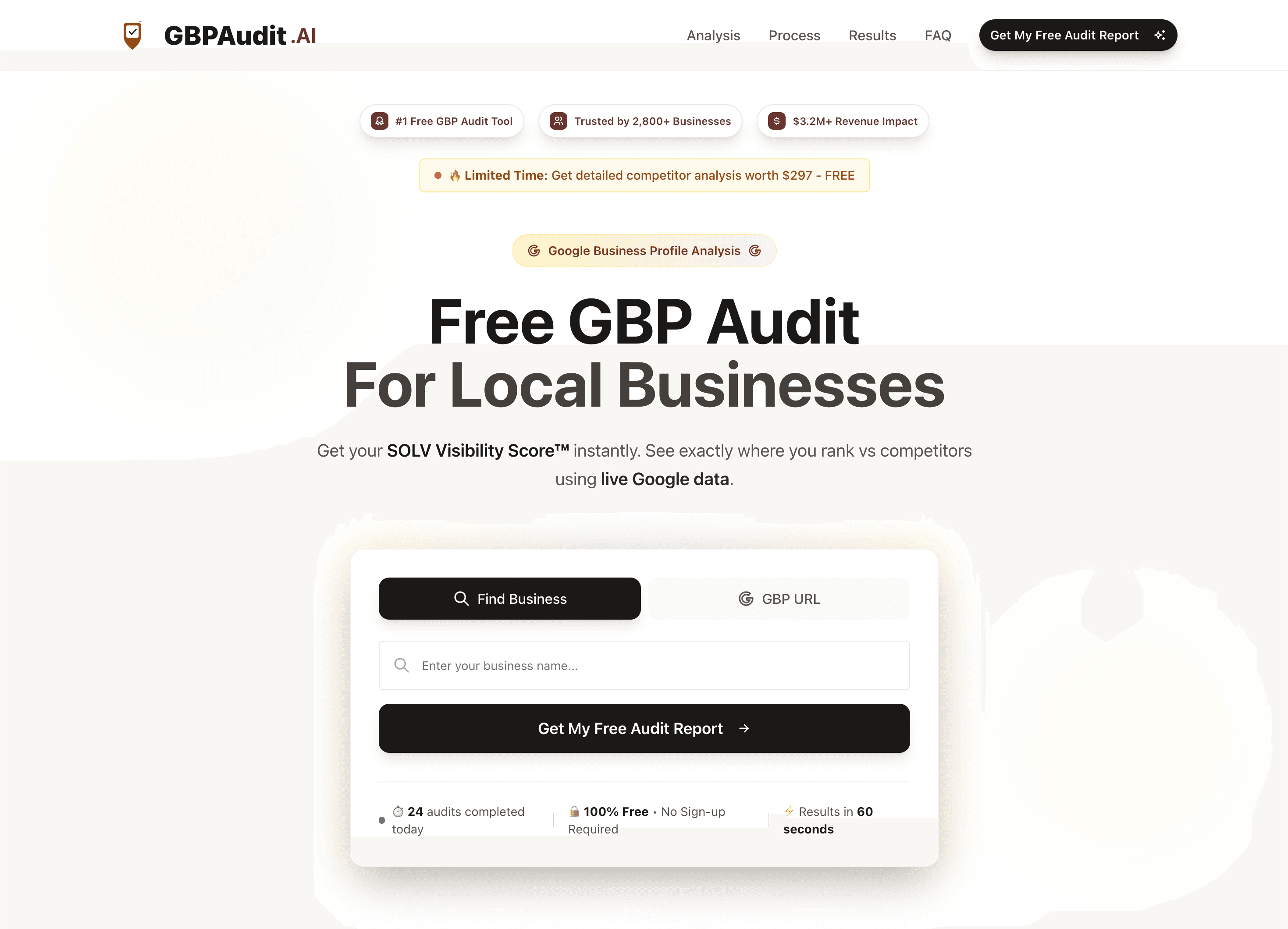 AI GBP Audit screenshot 1