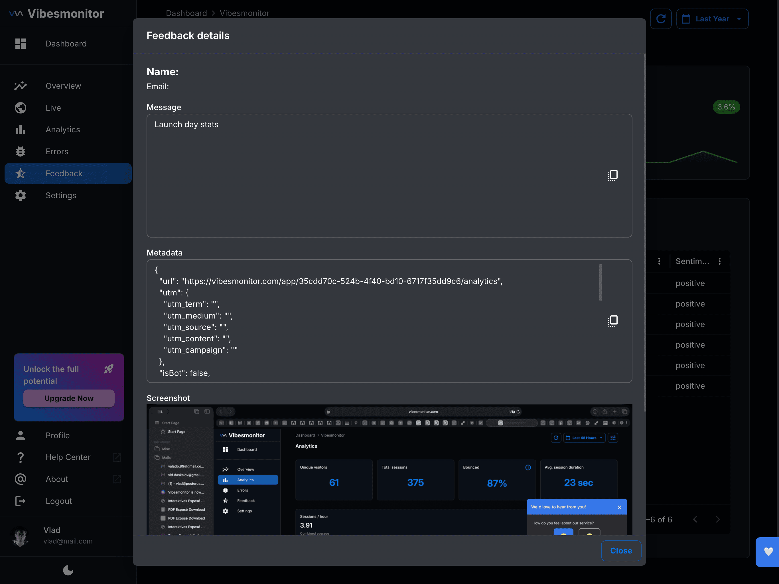 vibesmonitor.com screenshot 8