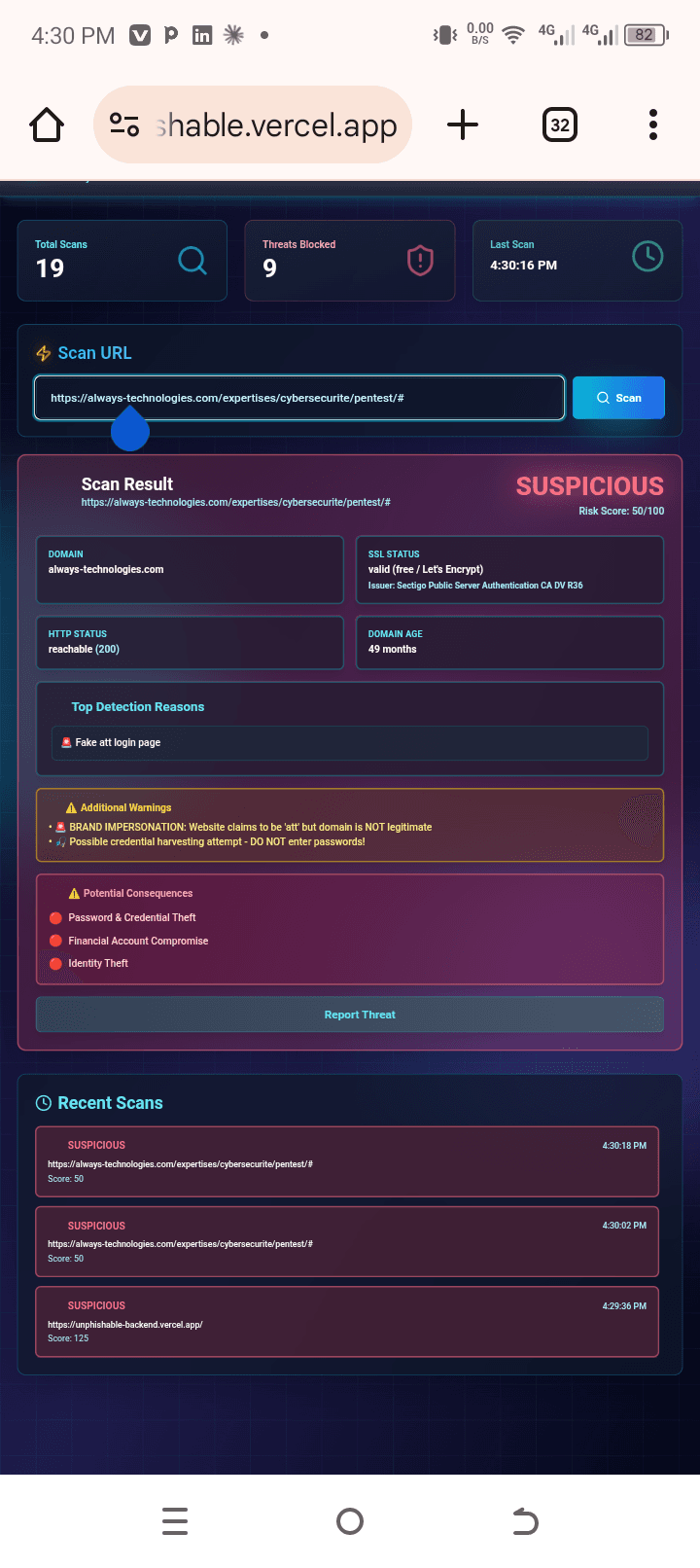 Unphishable screenshot 1