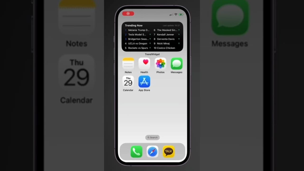 TrendWidget screenshot 1