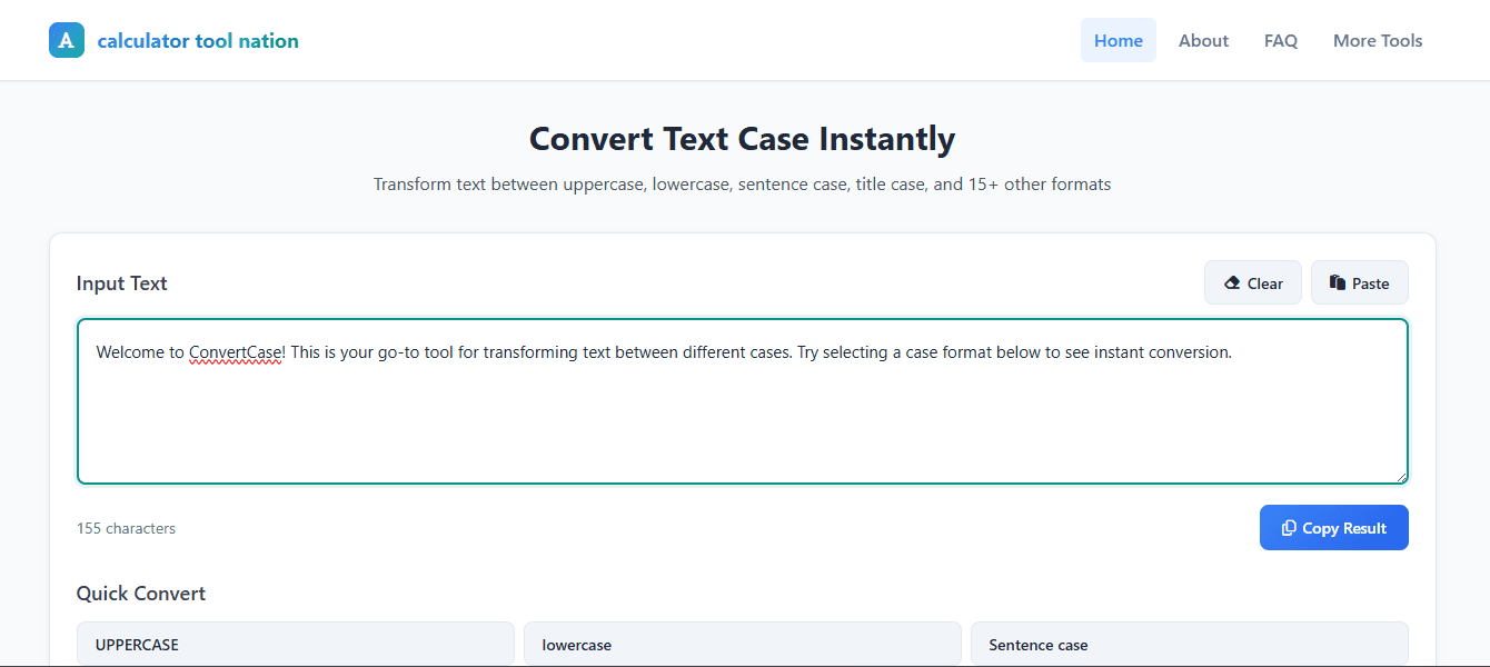 Convert Case screenshot 1