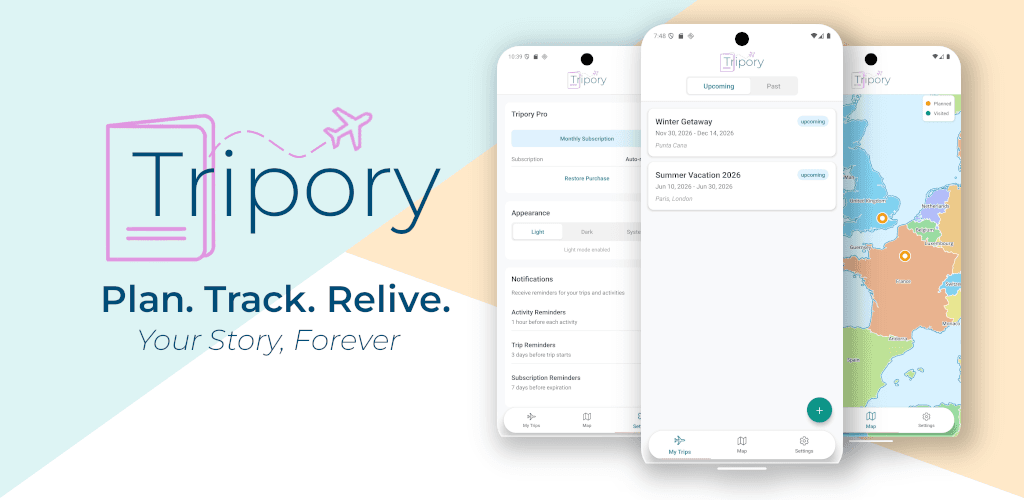 Tripory screenshot 1