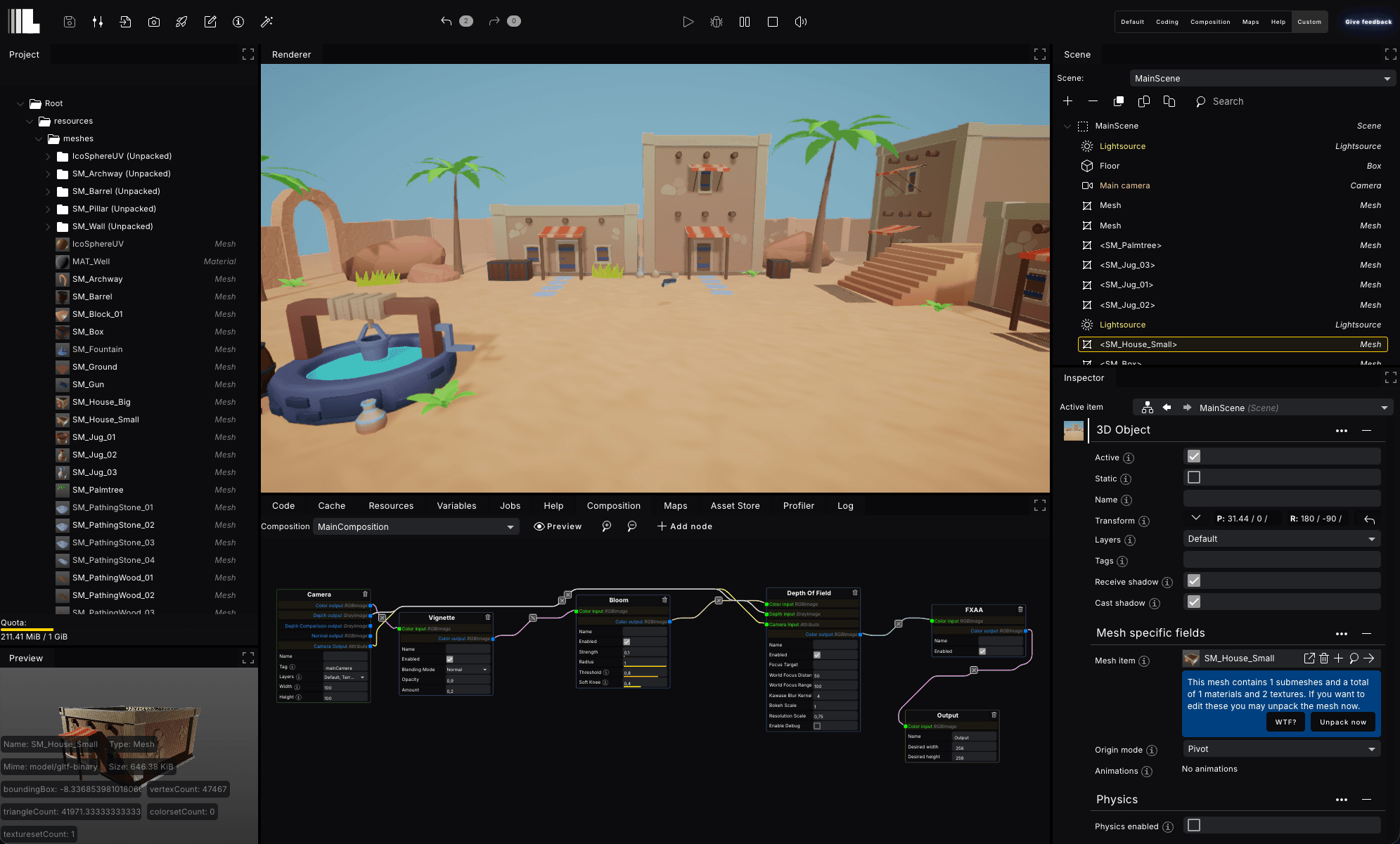 Lemonate 3D Engine screenshot 2