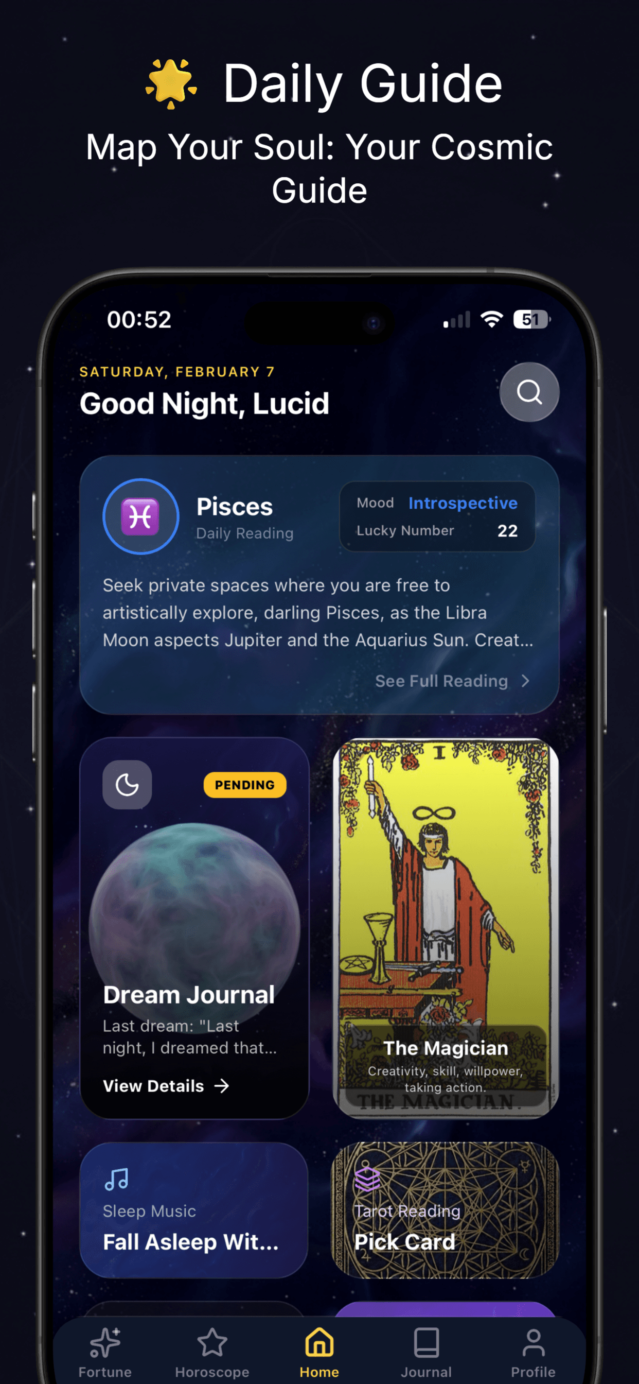 Lucid AI: Dream Journal& Sleep&Fortune screenshot 1