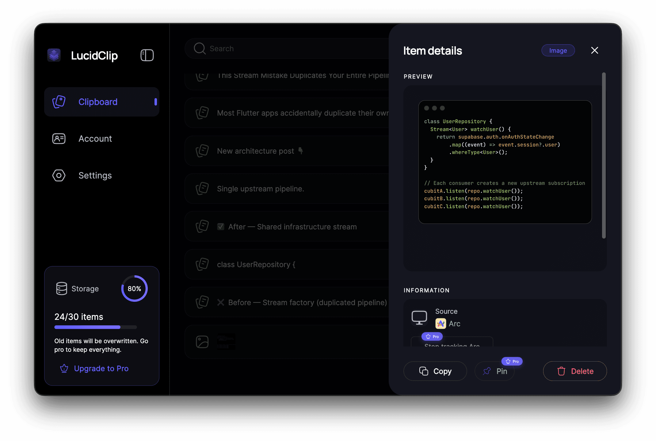LucidClip screenshot 13