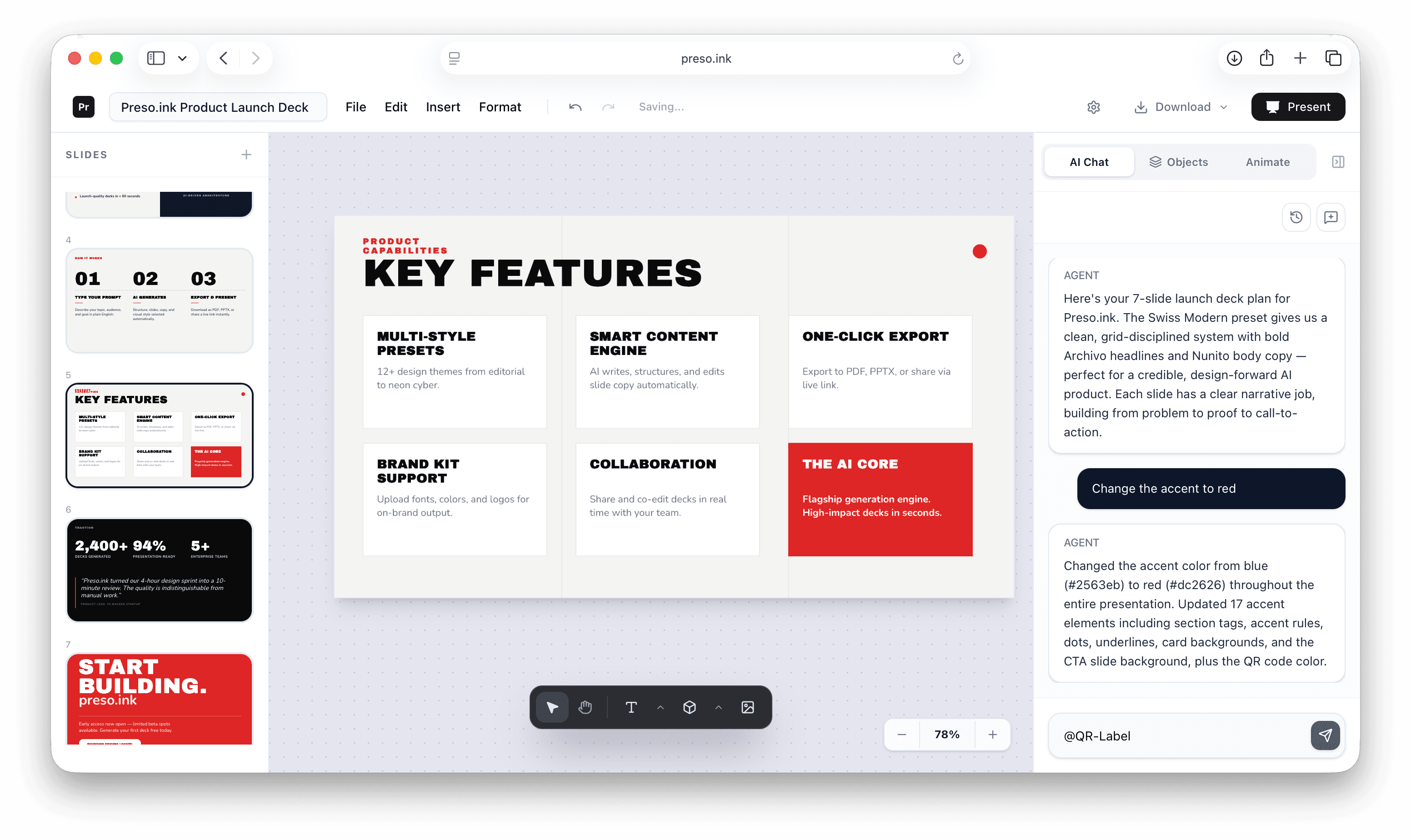Preso.ink screenshot 4