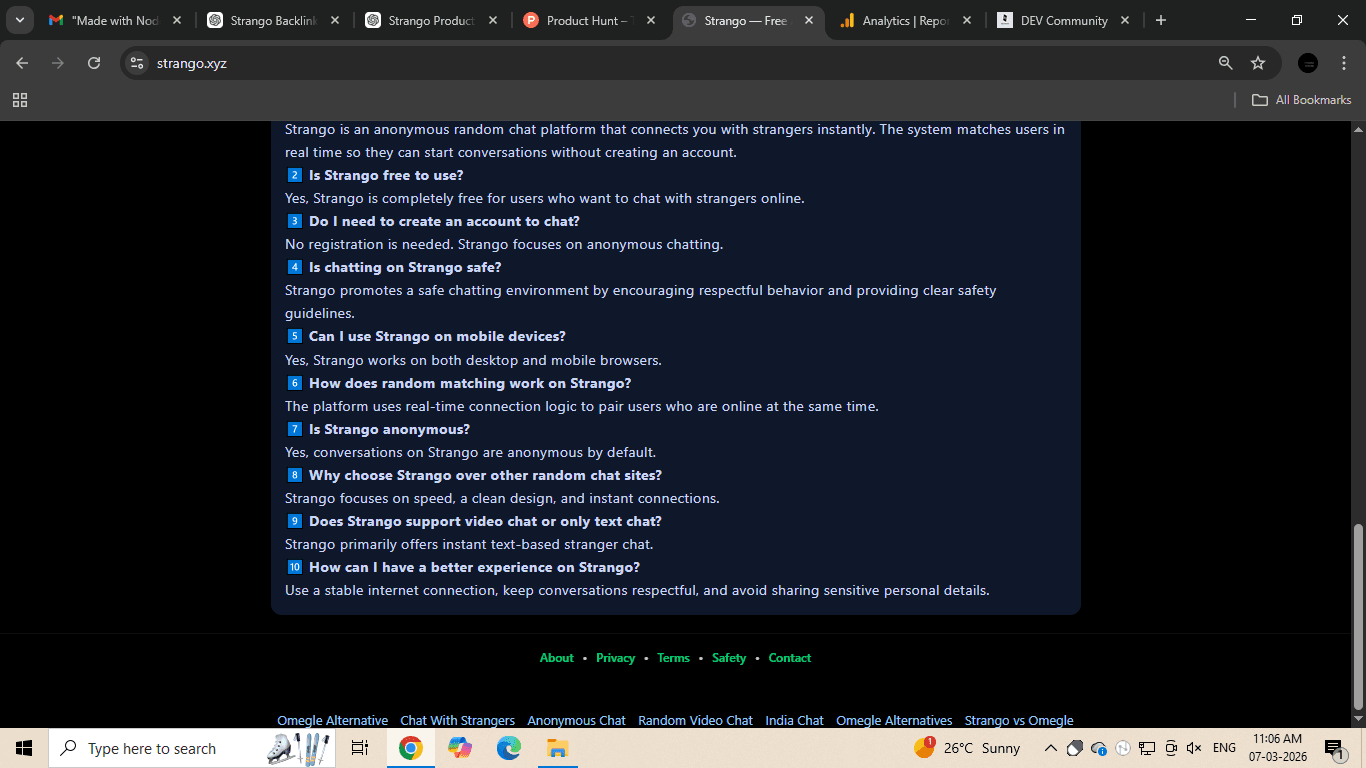 Strango — Talk to Strangers Instantly screenshot 2