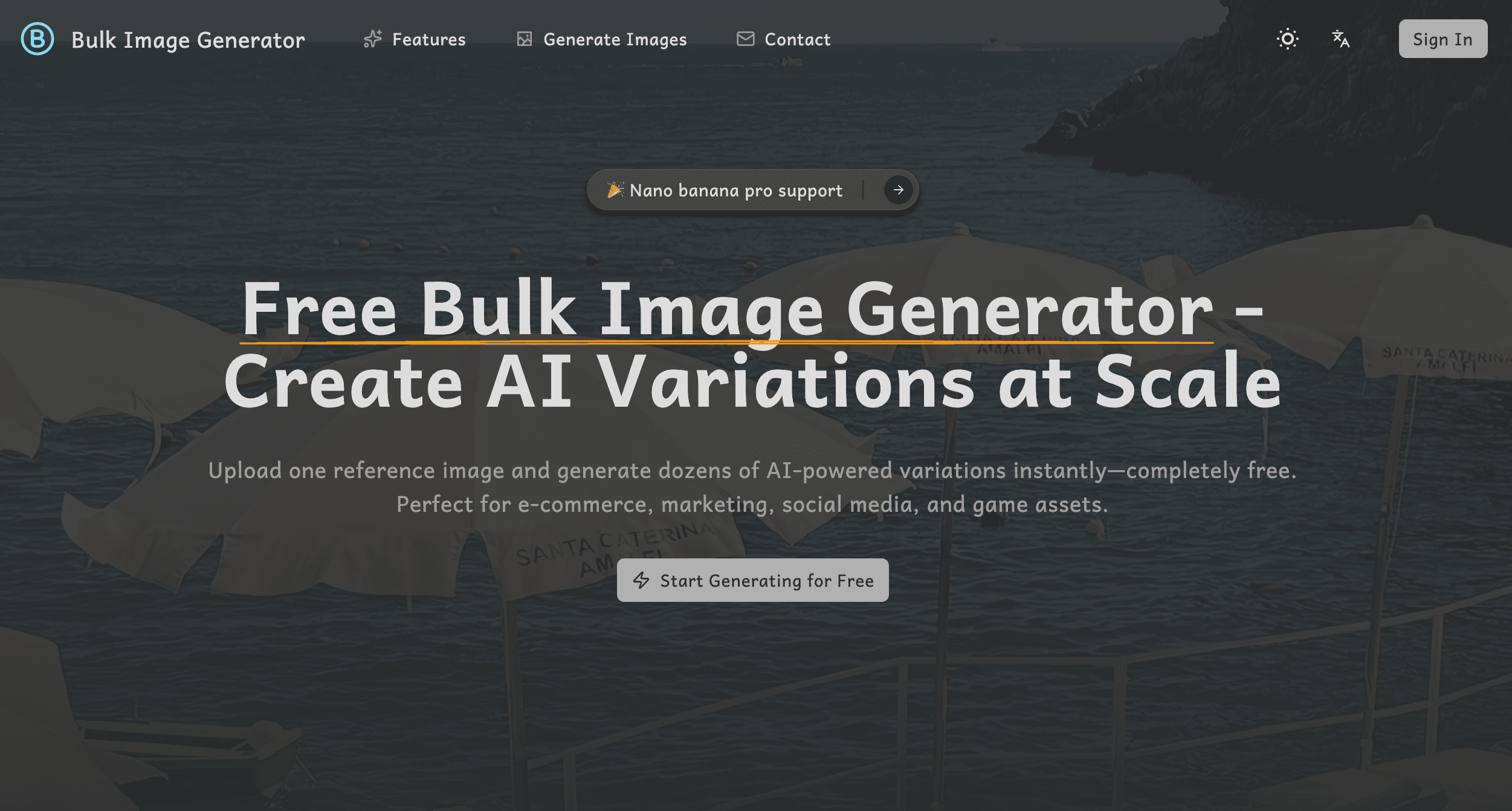 Bulk Image Generator screenshot 1