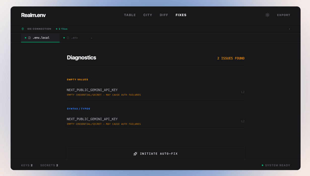 REALM .ENV screenshot 3