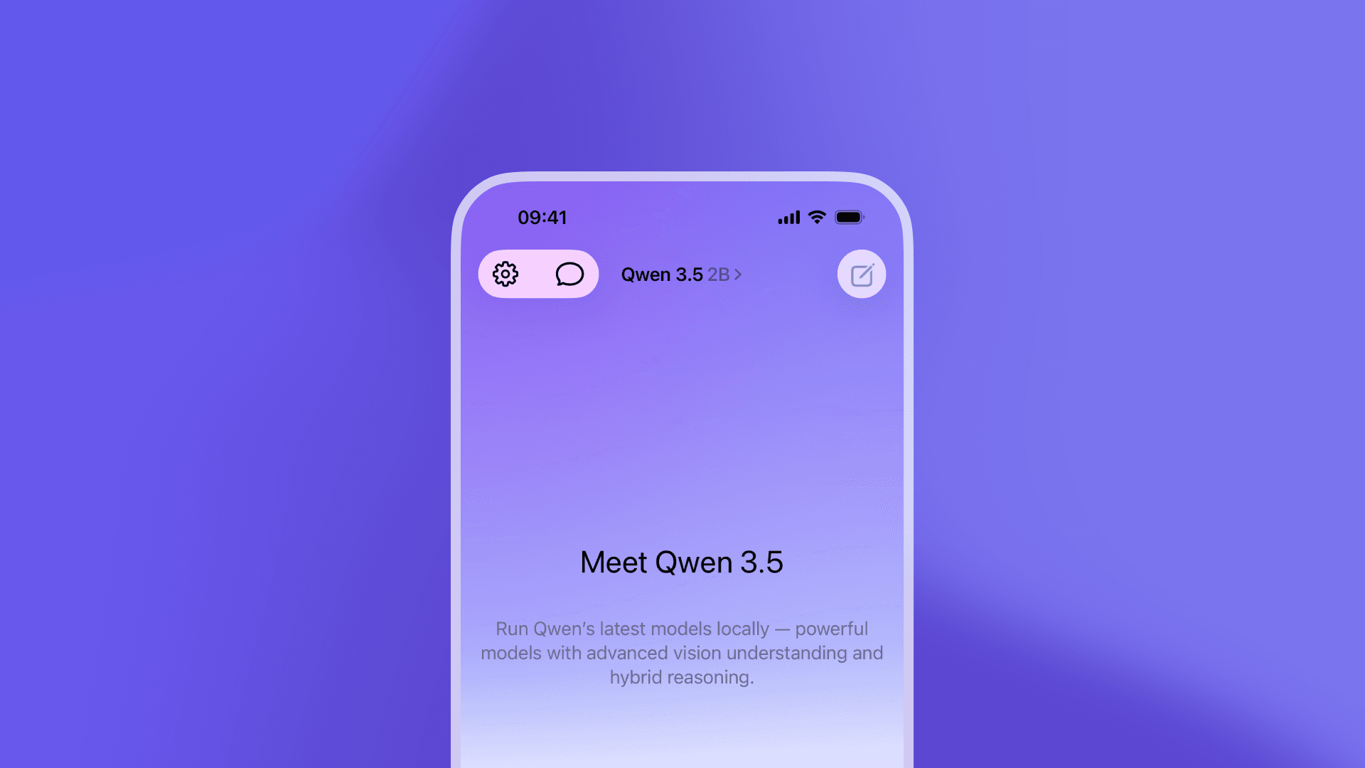 Locally AI + Qwen screenshot 1