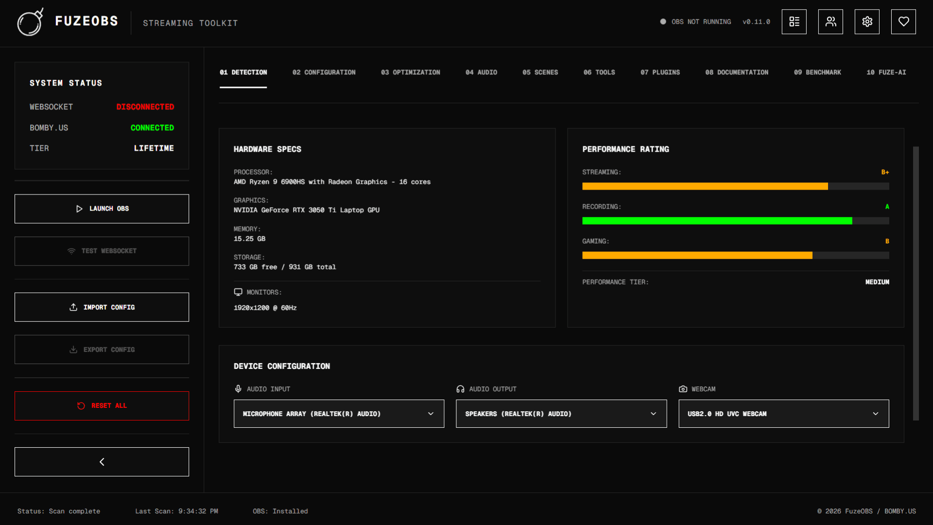 FuzeOBS screenshot 3