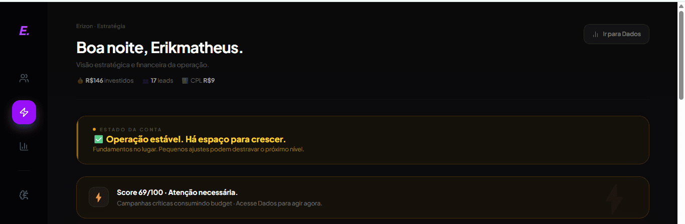 ERIZON | Growth OS screenshot 3