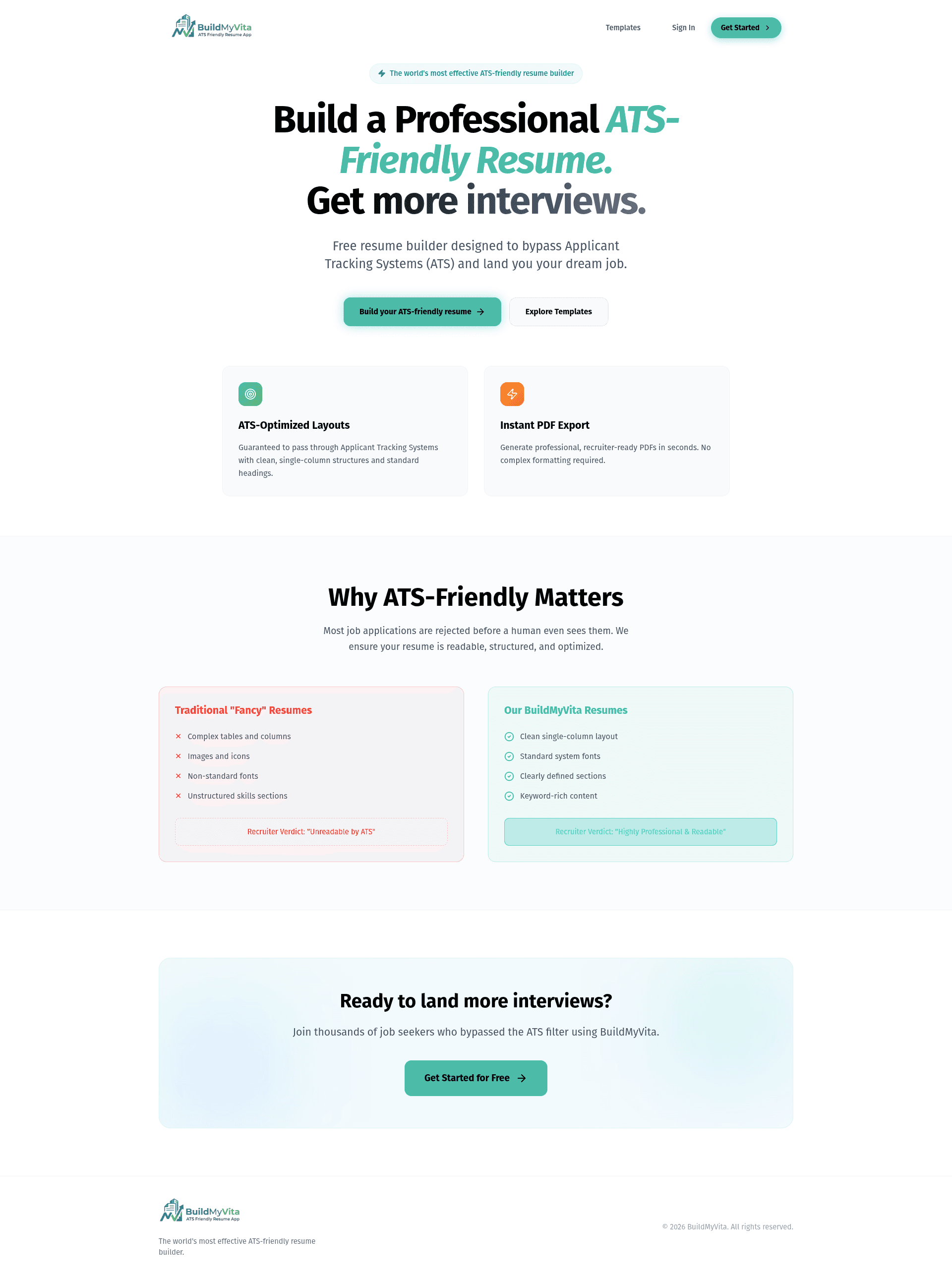 BuildMyVita screenshot 1