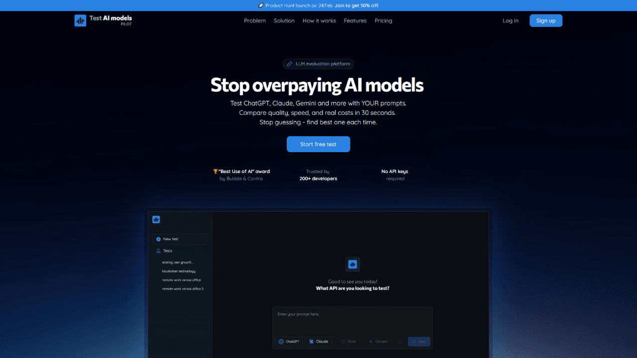 Test AI Models screenshot 2