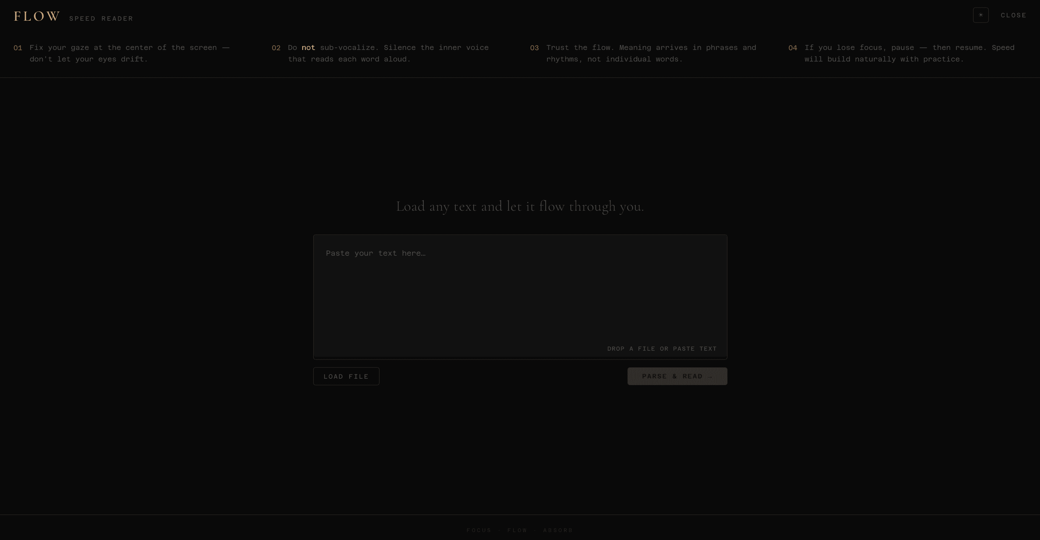 FLOW Speed Reader screenshot 4