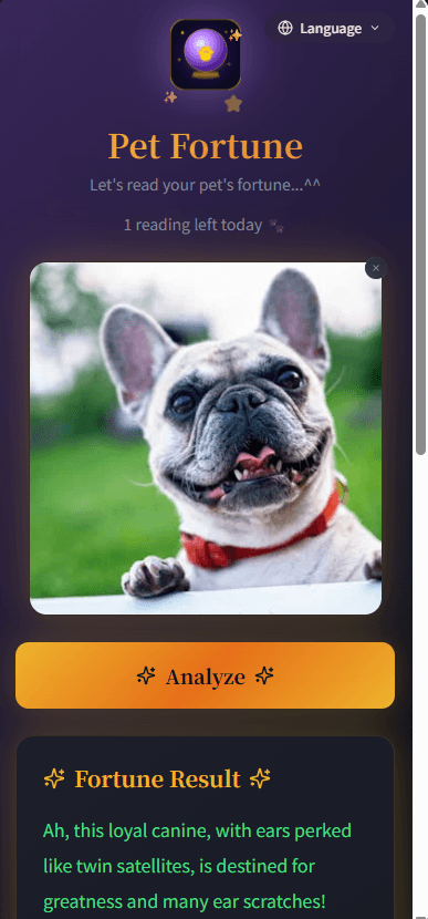 Pet Fortune - AI Pet Reading screenshot 2