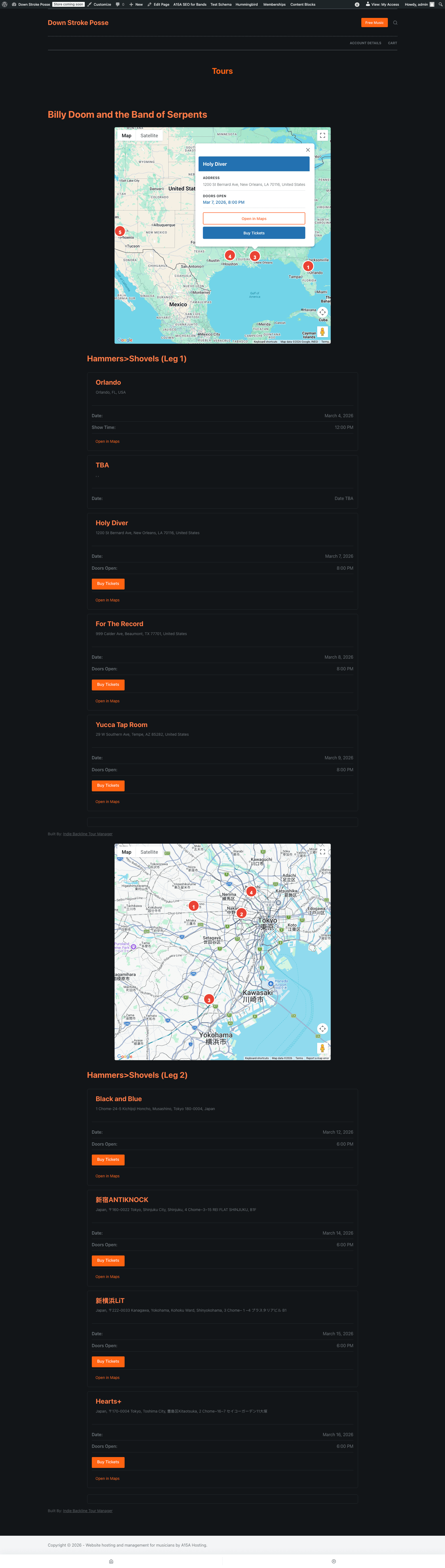 Indie Backline - Tour Manager screenshot 1