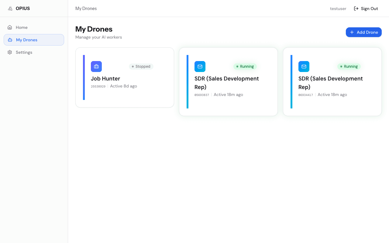 Opius Drone screenshot 3