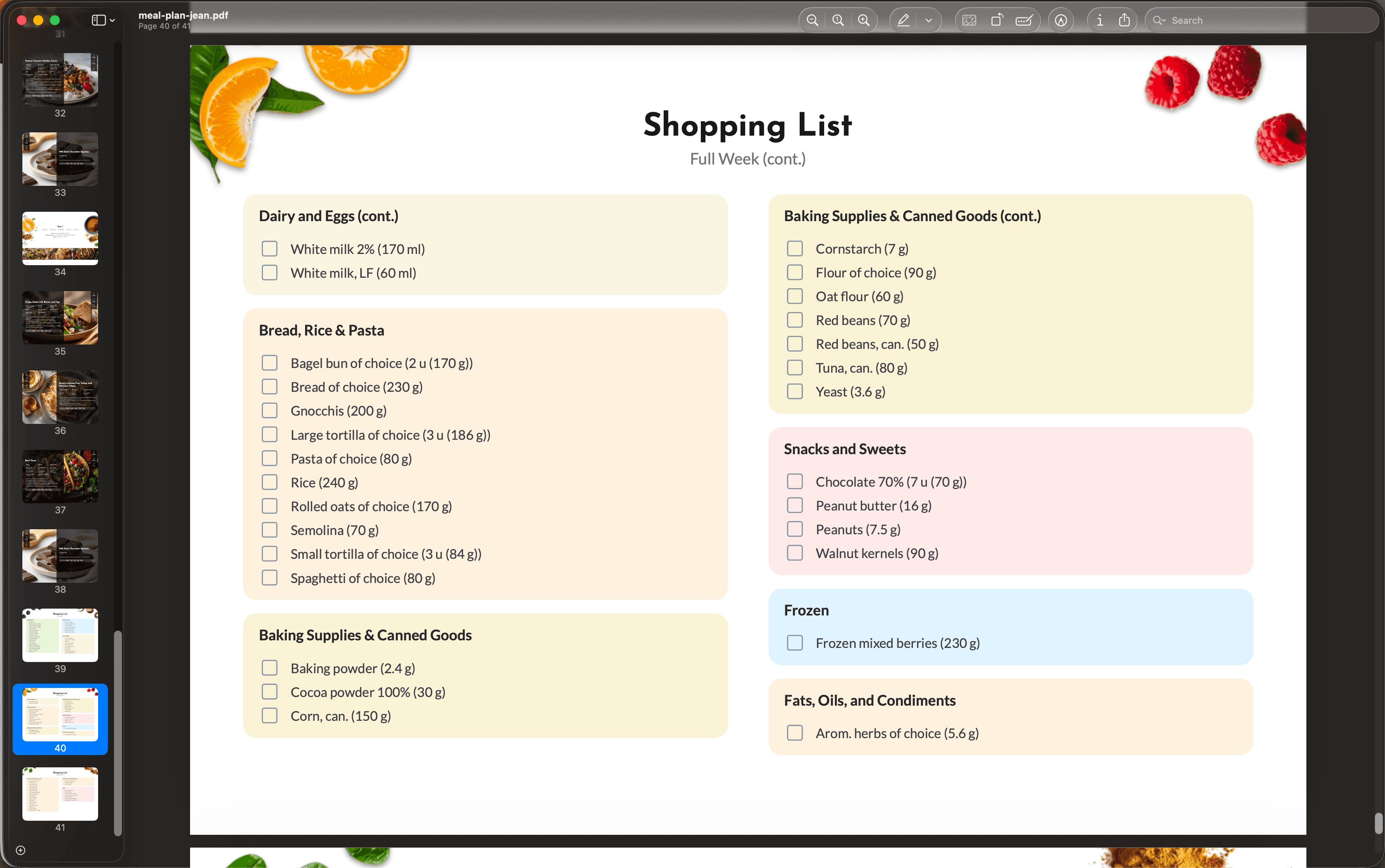 Promealplan screenshot 4