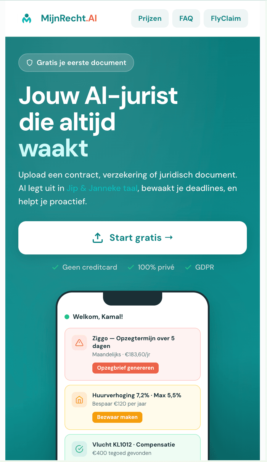 MijnRecht.AI screenshot 2