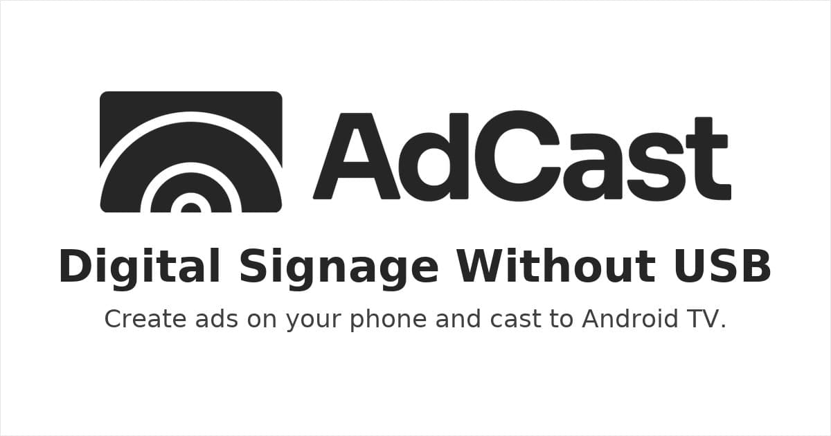 AdCast Digital Signage screenshot 1