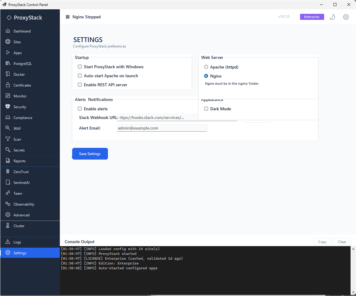 ProxyStack + SentinelAI screenshot 20