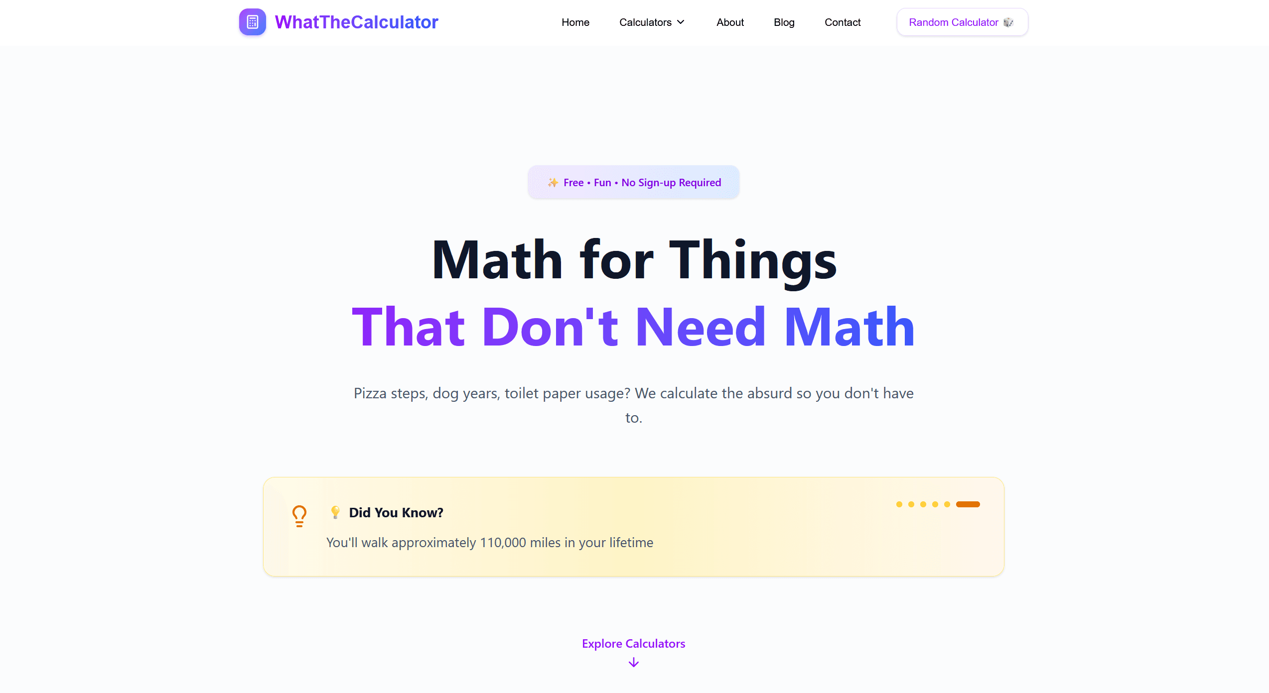 WhatTheCalculator screenshot 2