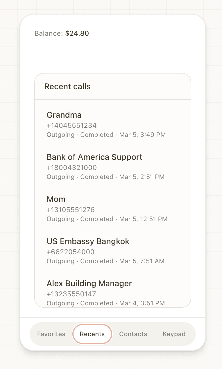 OpenDial screenshot 2