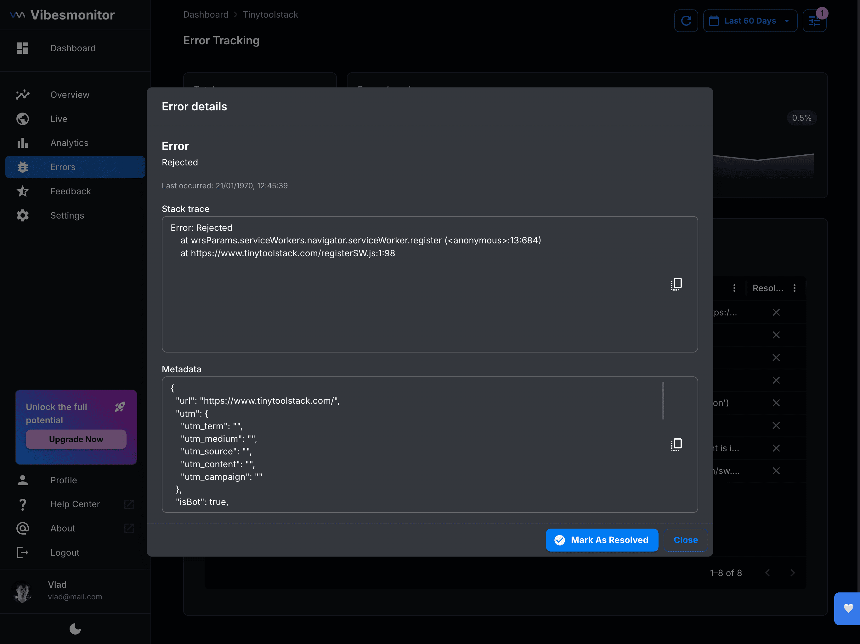 vibesmonitor.com screenshot 9