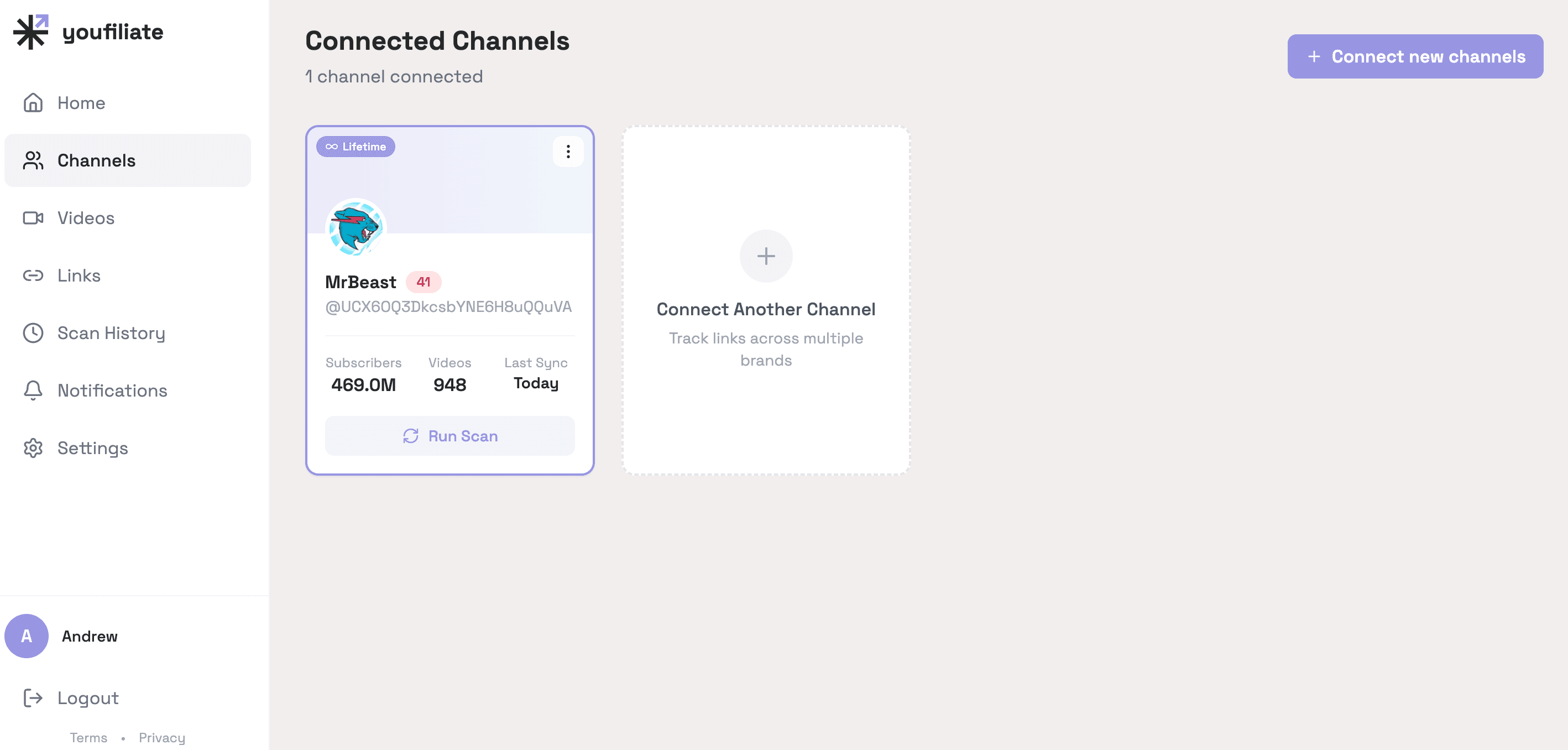 Youfiliate: Fix Dead YouTube Links screenshot 4