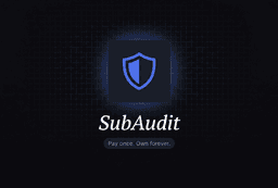 SubAudit — Know what you pay for