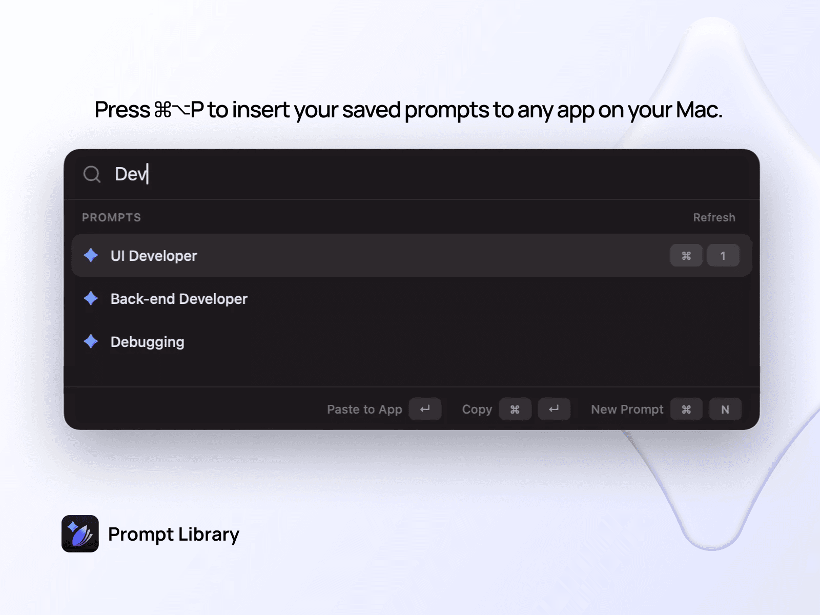 Prompt Library screenshot 2