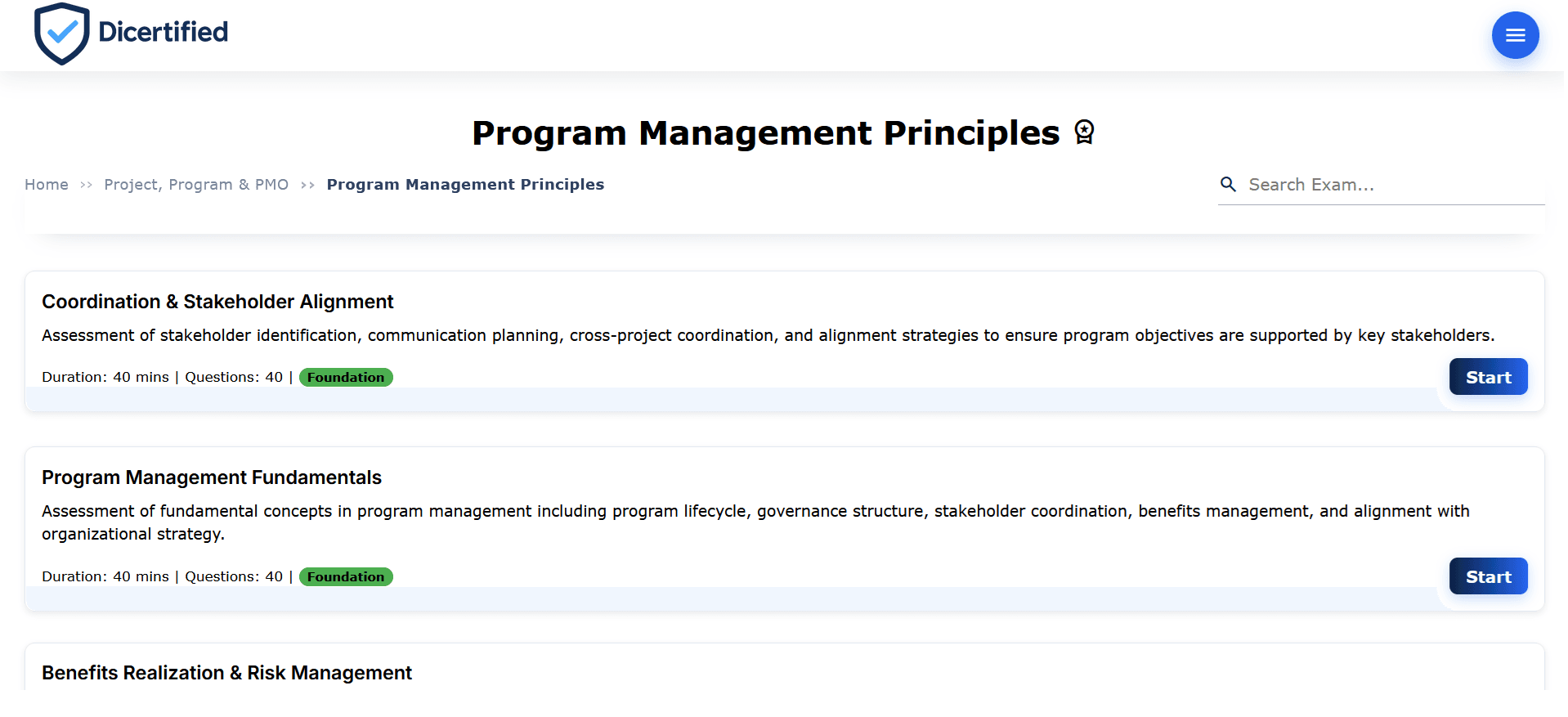 Dicertified screenshot 1