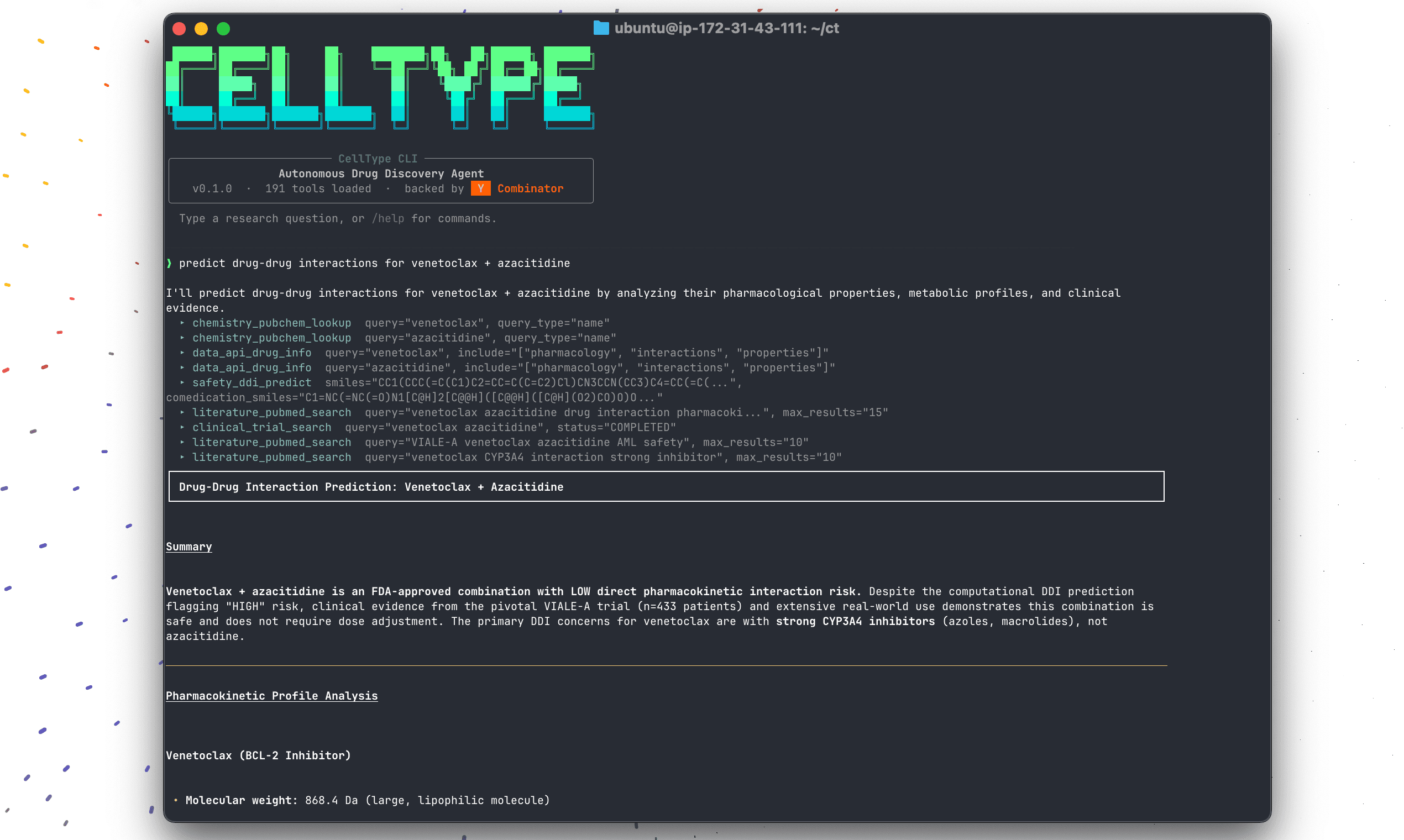 CellType CLI screenshot 3