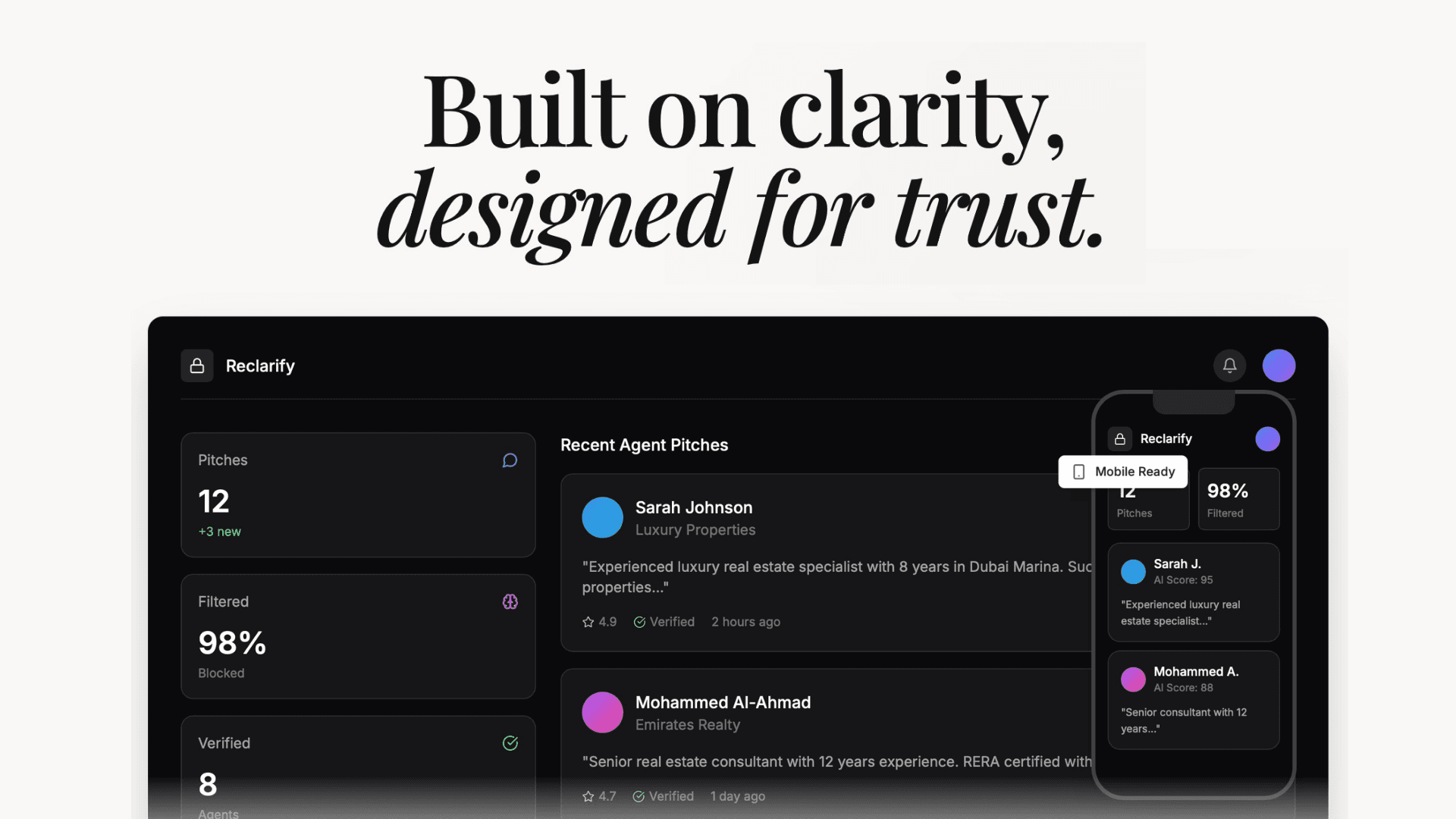 Reclarify screenshot 2
