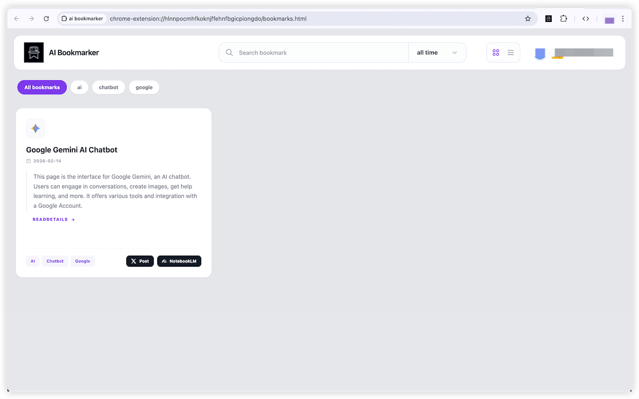 AIBookmarker 2.0: Minimalist & Smarter screenshot 5