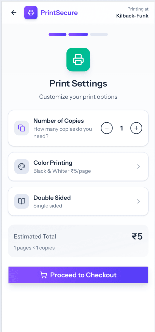 PrintSecure screenshot 5